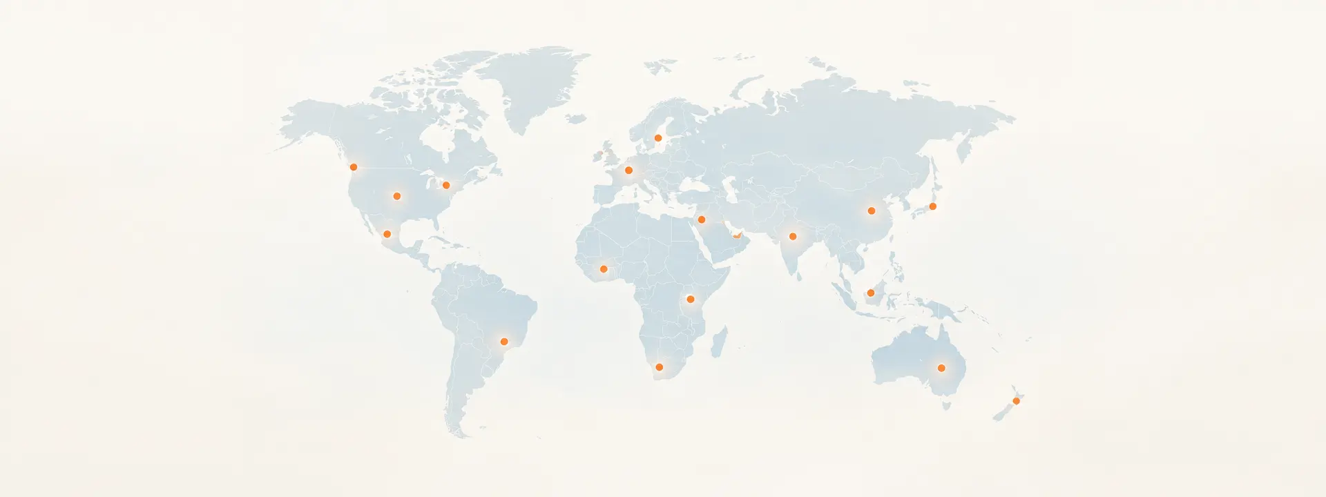 World map illustrating ArkForce multi-market partnership network