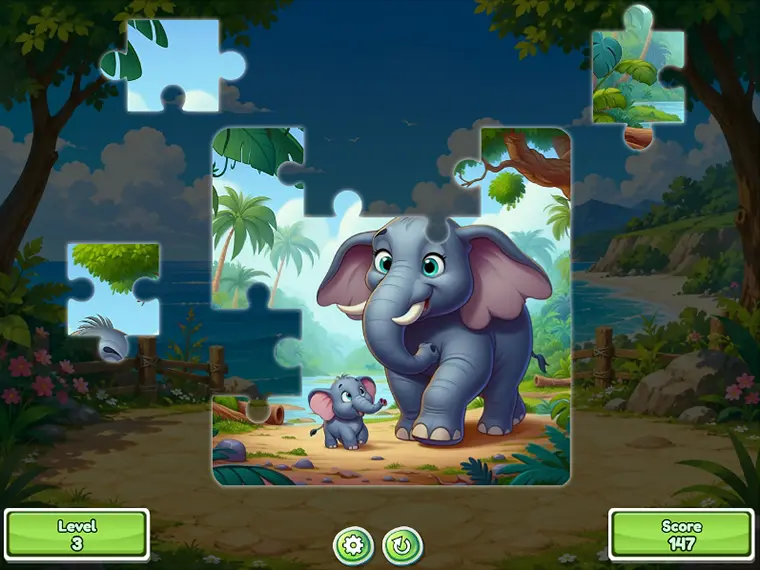 Animal Puzzle Deluxe