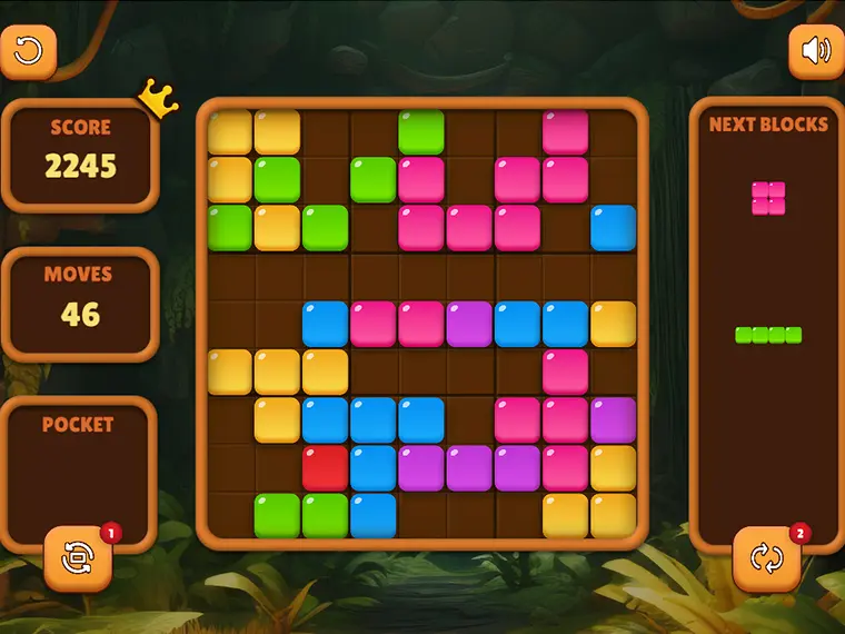 Blocks Adventure Jungle Saga