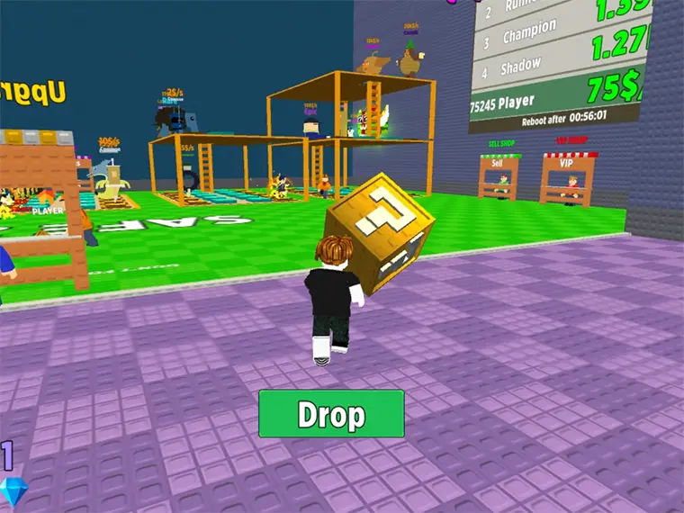Escape Waves for Lucky Blocks