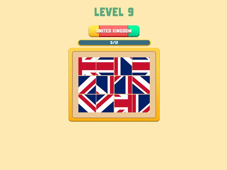 Flag Assemble Puzzle
