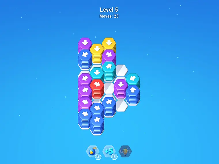 Hexa Arrows Puzzle