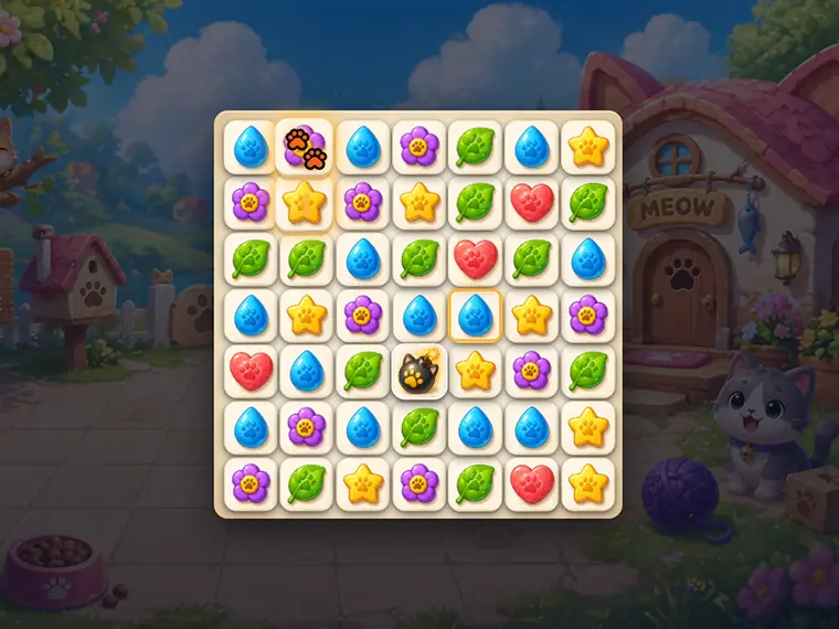 Kitty Match: Match 3 Puzzle