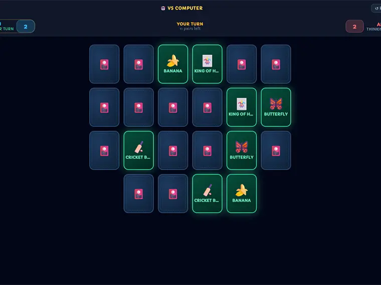 Play Memory Match with Friends