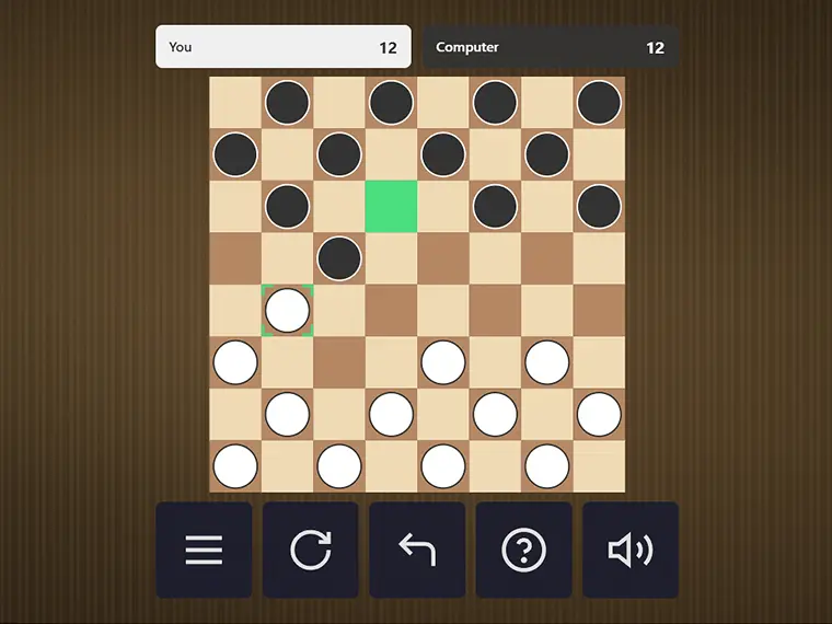 Russian Checkers: Classic Rules