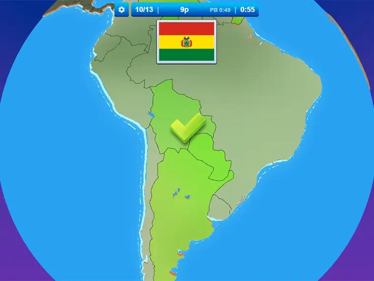 South America Flags: JordGlobe Geography